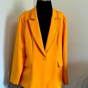 Women's Yellow Blazer